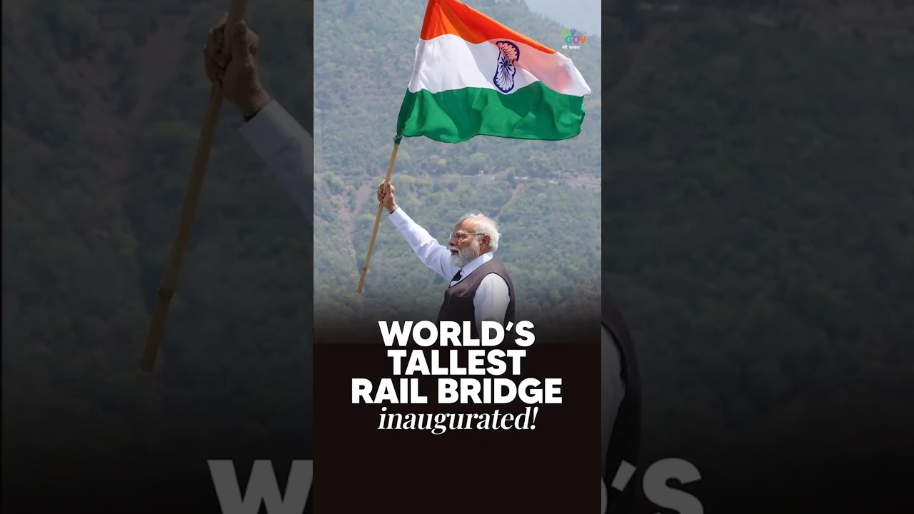 Historic Moment: PM Modi Inaugurates World's Tallest Chenab Rail Bridge - A New Era for J&K