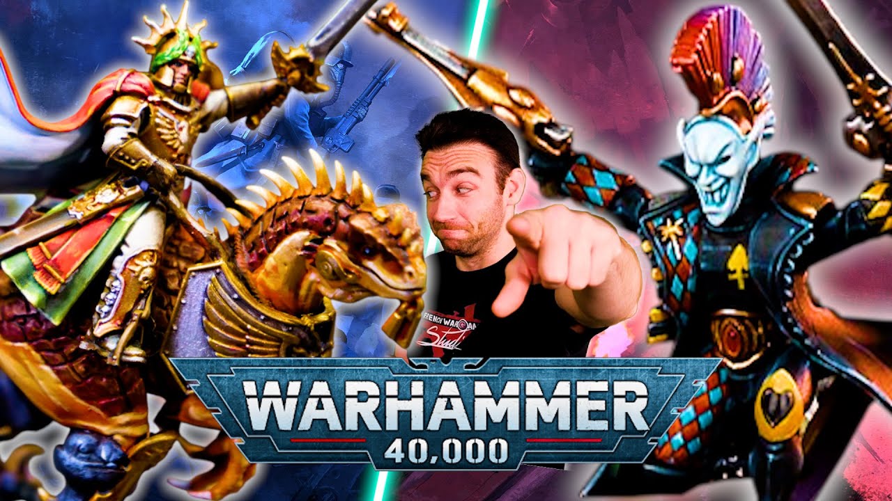 Warhammer 40.000 - Nouveau Astra Militarum VS Nouveau Harlquin !