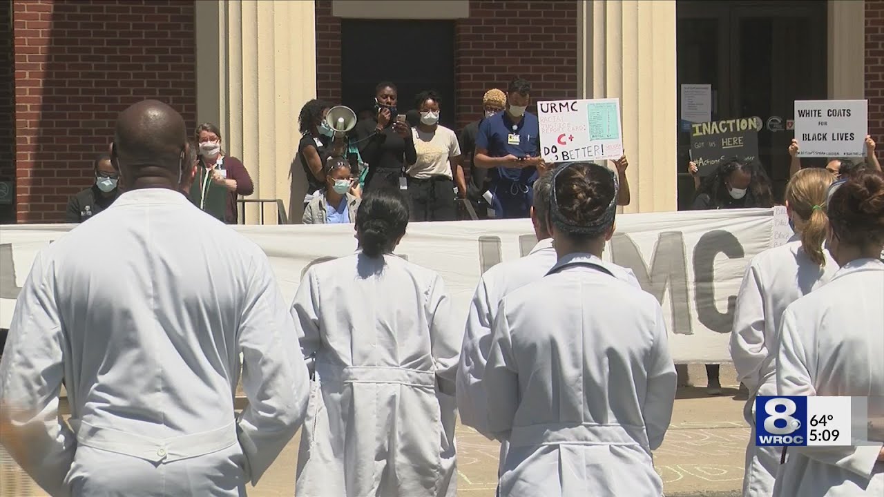 'White Coats for Black Lives' protest held by medical students
