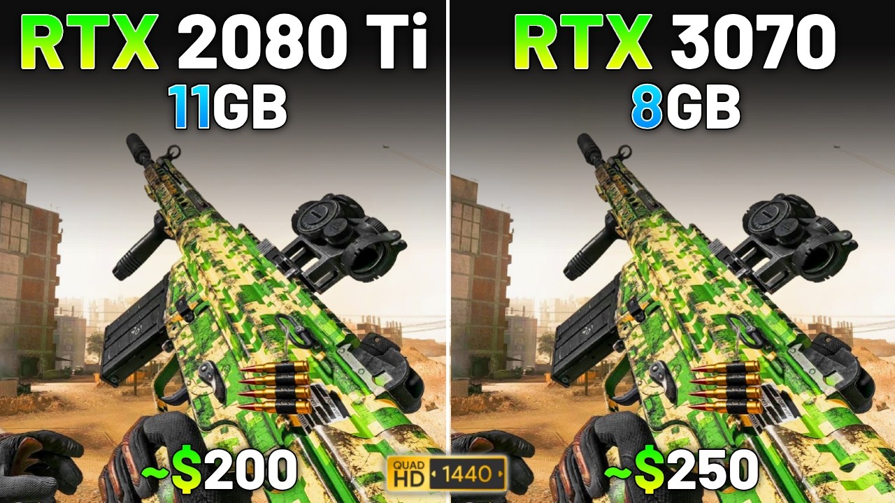 RTX 2080 Ti против RTX 3070 Ti в 2026 году | Тест в 15 играх | 1440p