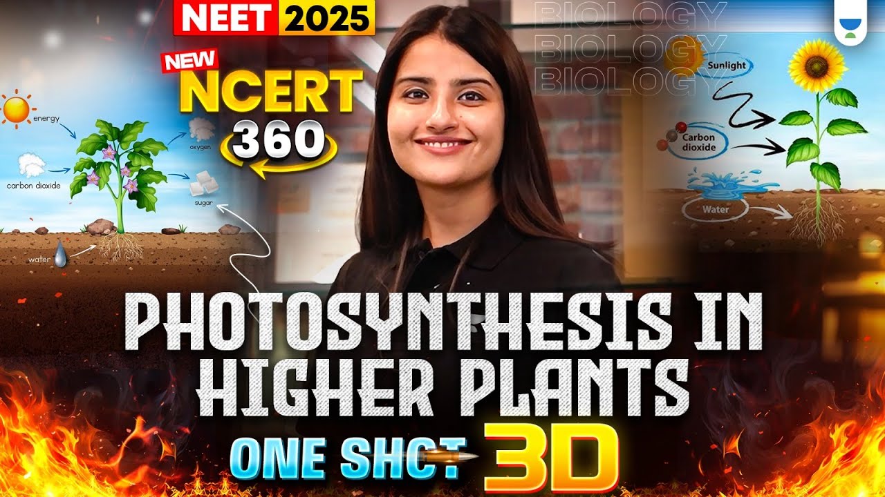 NEET 2025 Biology: Photosynthesis in Higher Plants | Plant Physiology One Shot  | Seep Pahuja