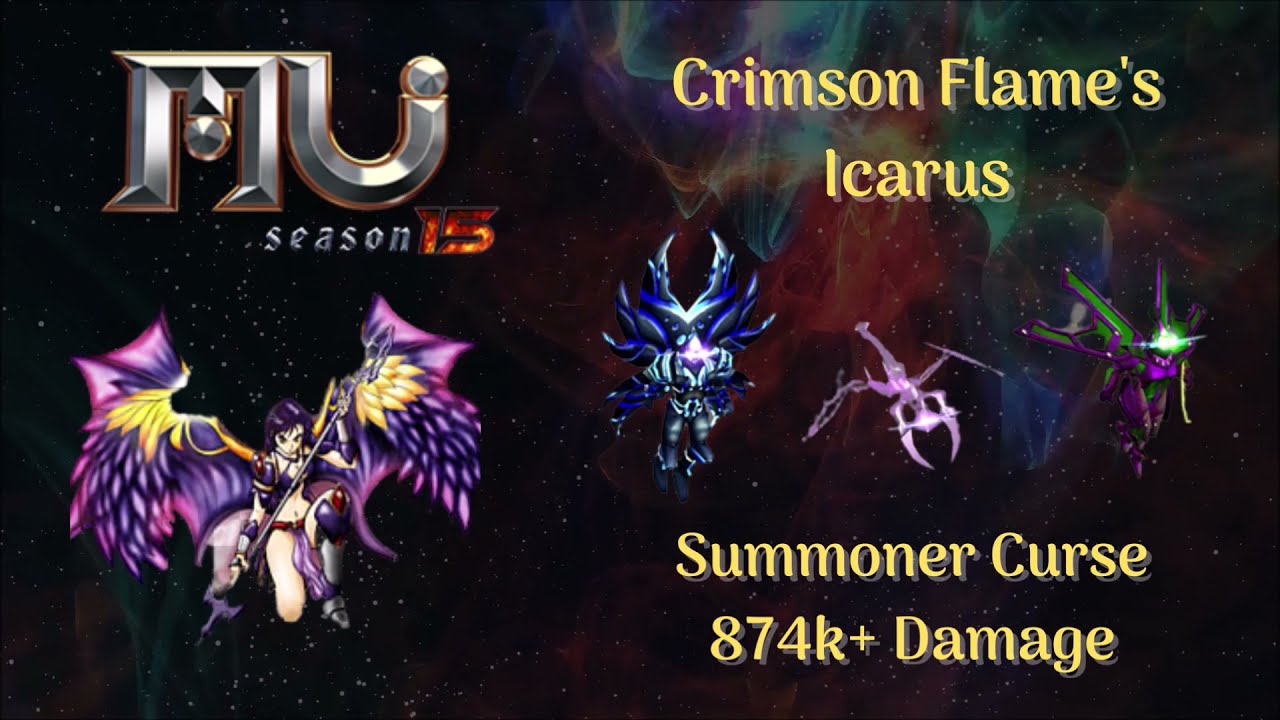 Summoner Build Curse 874K+ Damage 🔥 - MU Online Webzen S15.2