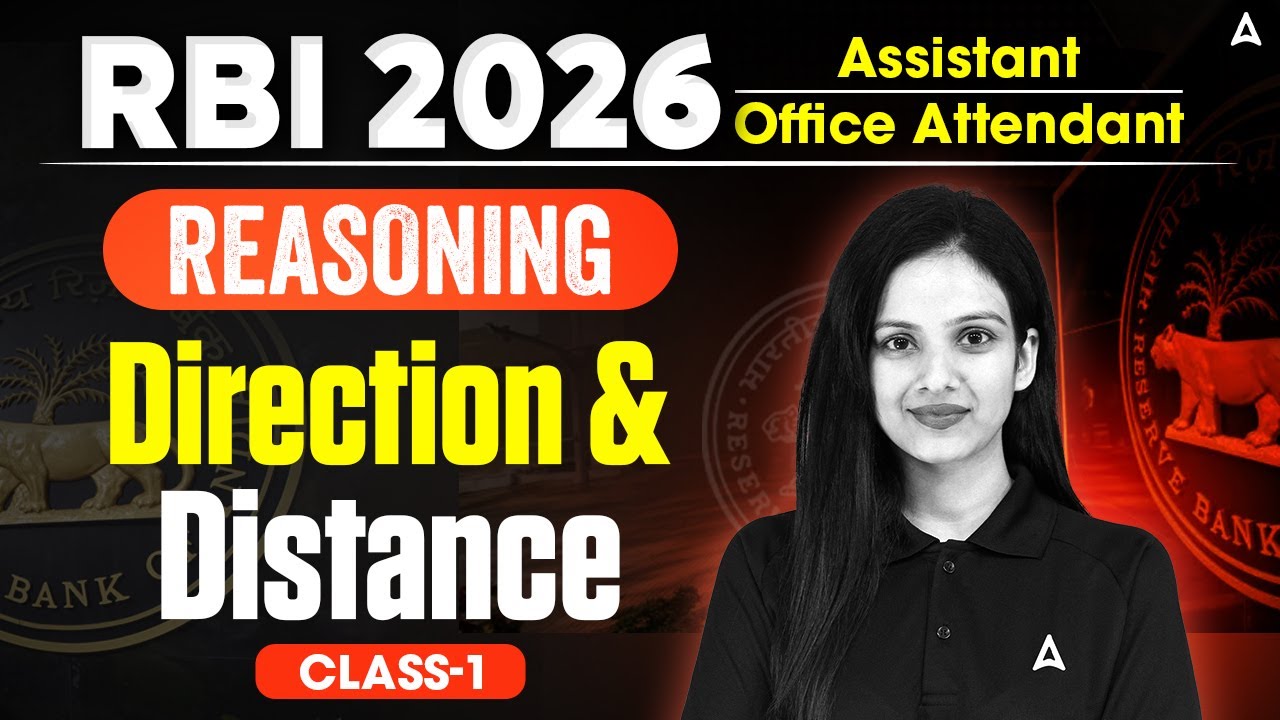 RBI Assistant & Office Attendant 2026 Reasoning | Direction & Distance | Reasoning By Sona Mam