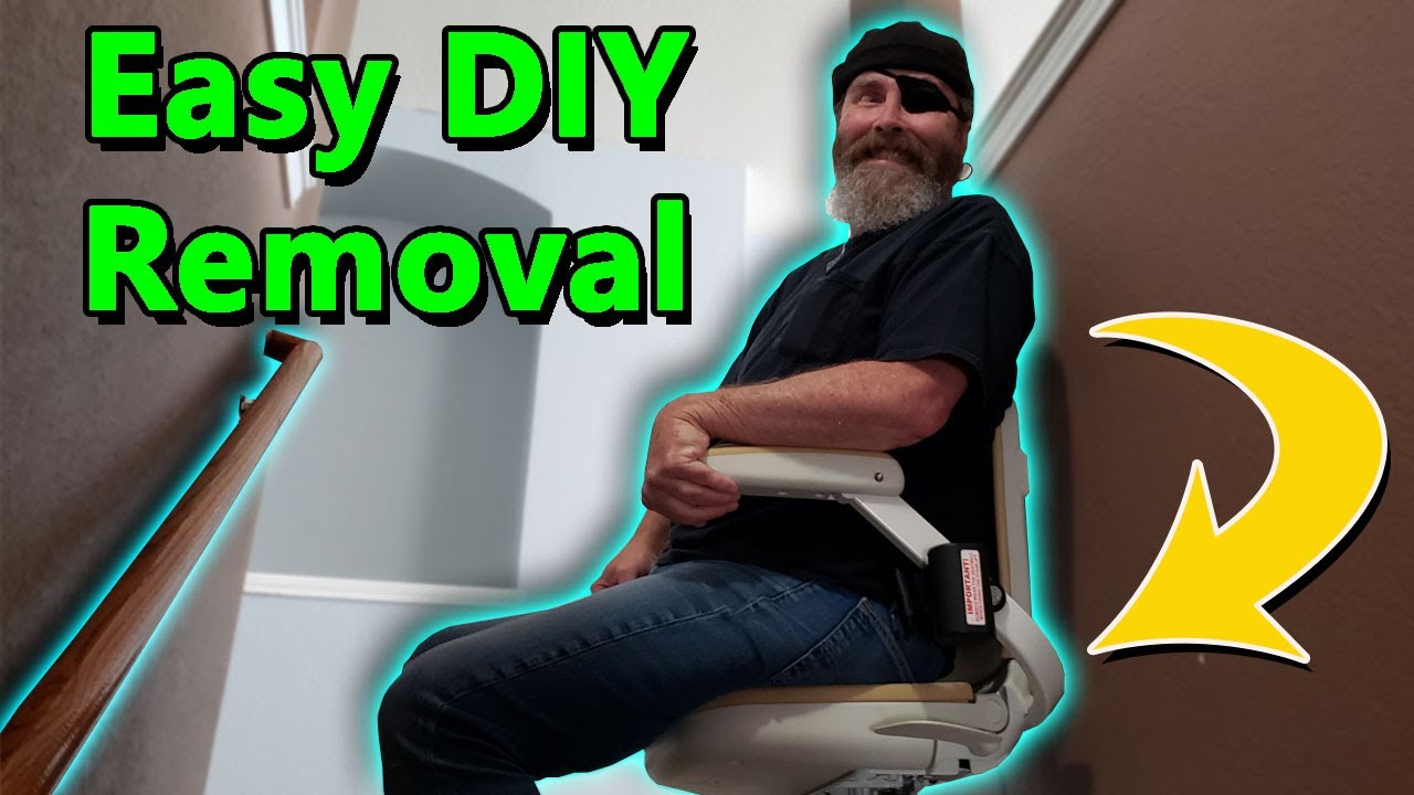 How to Remove an Acorn Stair Lift Chair - STEP BY STEP