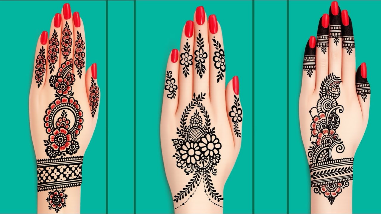 Simple Back Hand Mehndi Design 2026 | Easy Arabic Mehndi Design for Beginners