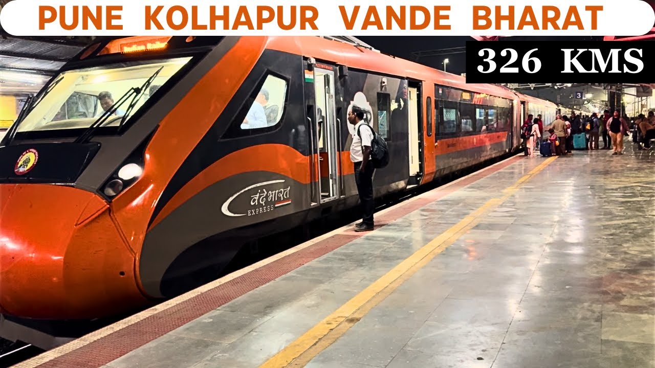Pune to Kolhapur Vande Bharat Full Journey