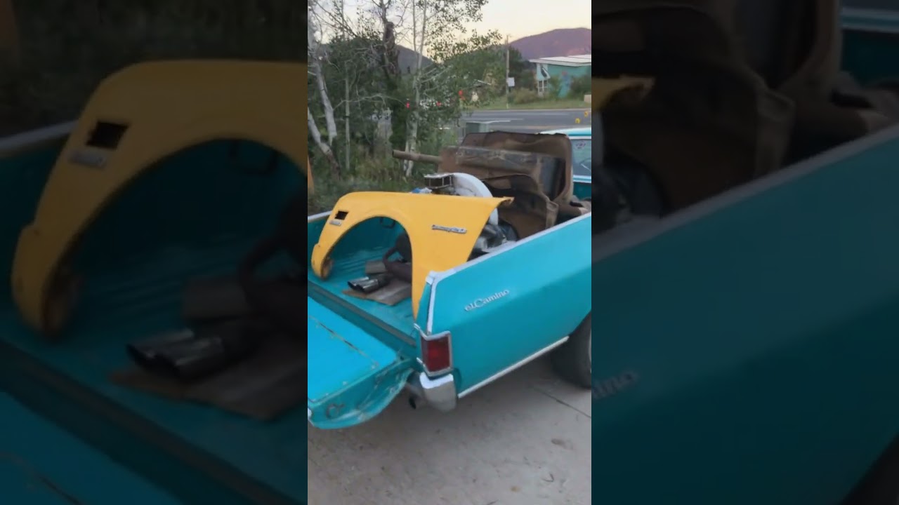 Whiskey tango&hellip; white trash #shoplife #vwbus #elcamino #c20 #chevy #4x4 #classiccar #vwvan #splitbus