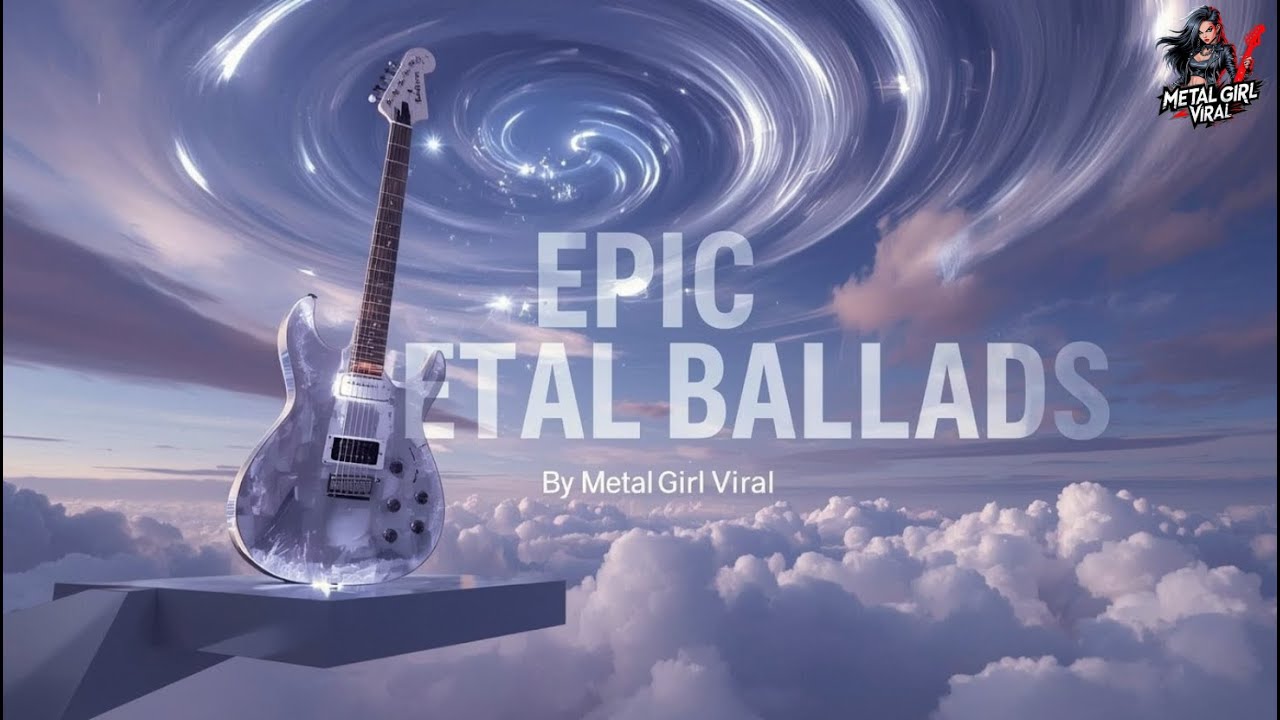 🎸 Epic Metal Ballads &ndash; Emotional Guitar for Study & Focus | Metal Girl Viral