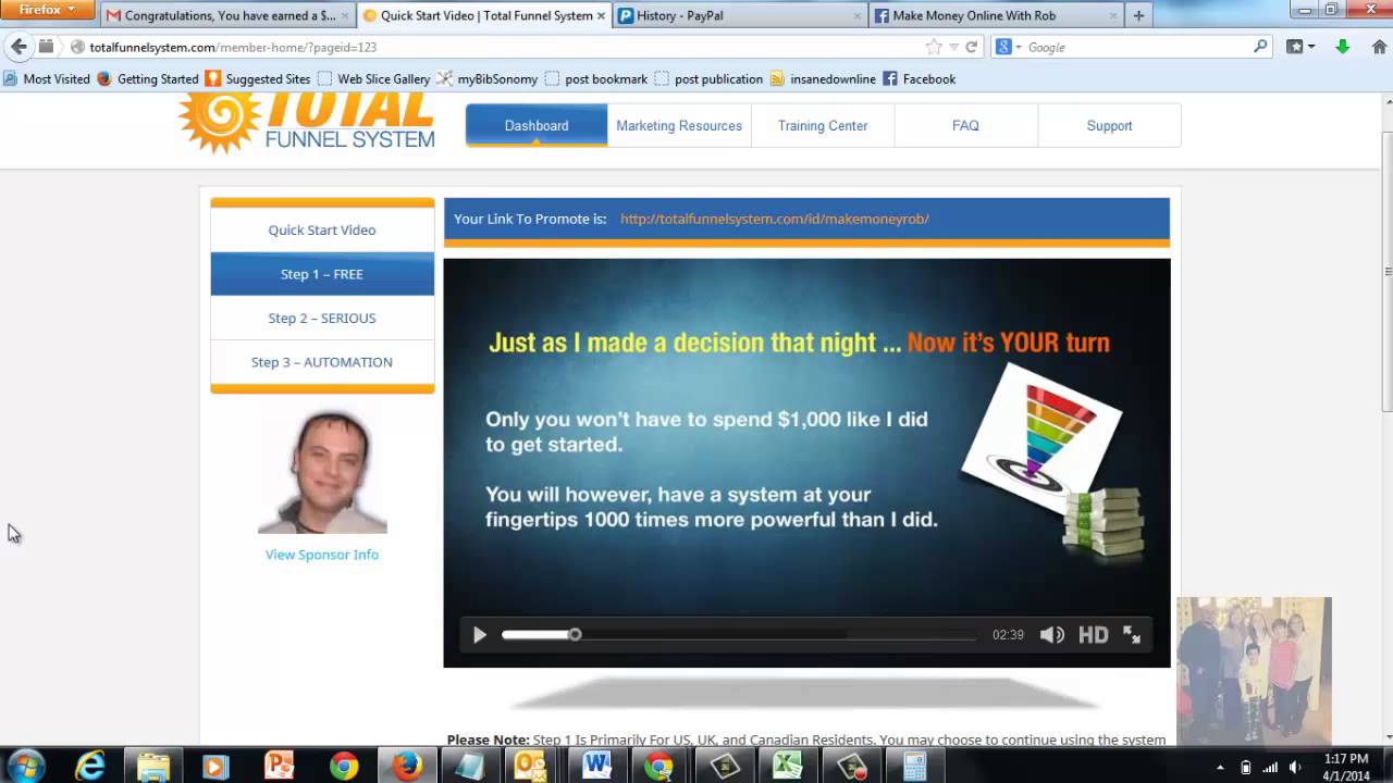 Total Funnel System Success and Testimonial