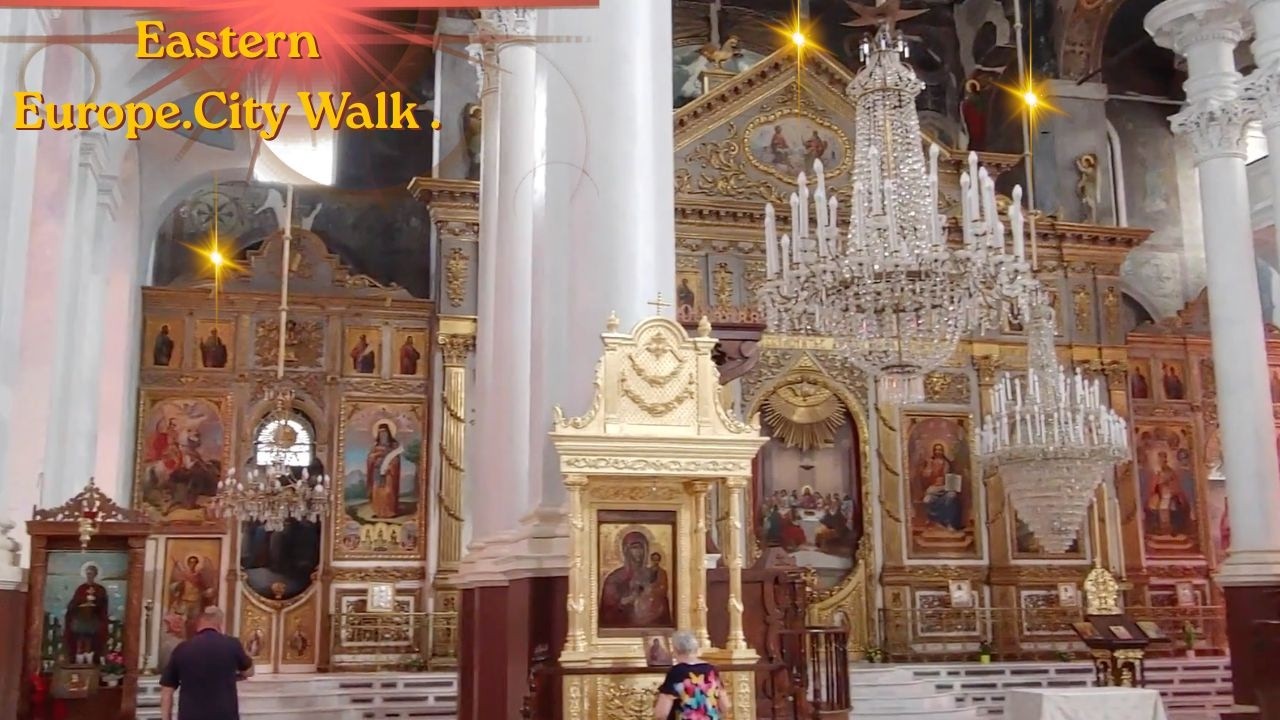 ASMR. Relaxation. Greek Church in Brăila , Romania .City Walk .Ελληνική Εκκλησία (Βραΐλα)