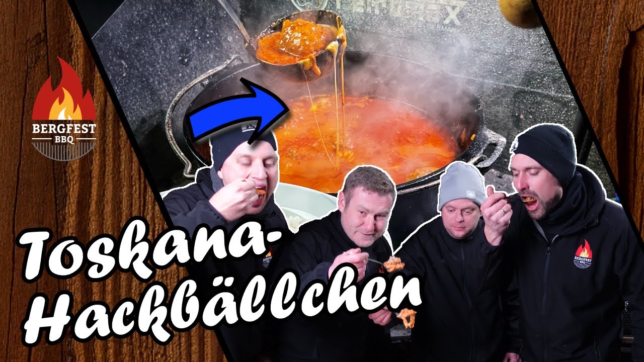 Toskana Hackbällchen aus dem Dutch Oven: Ein mediterranes Rezept für alle Feinschmecker.