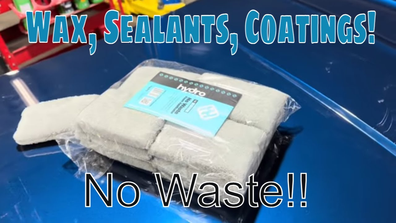 Hydro Silex No Waste Applicators: Wax, Sealants, Ceramic Coatings!