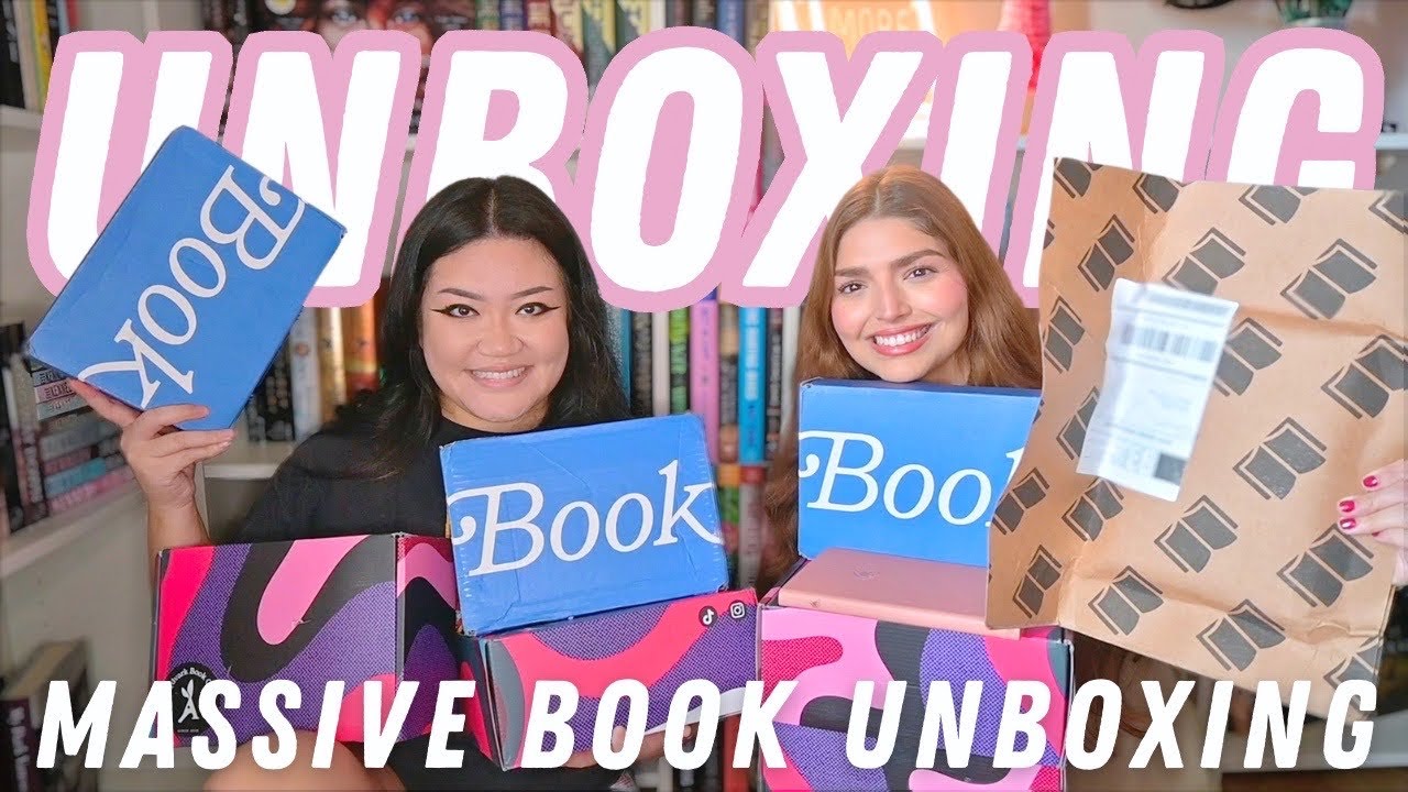 HUGE book haul 📦✨ unboxing book mail 📚