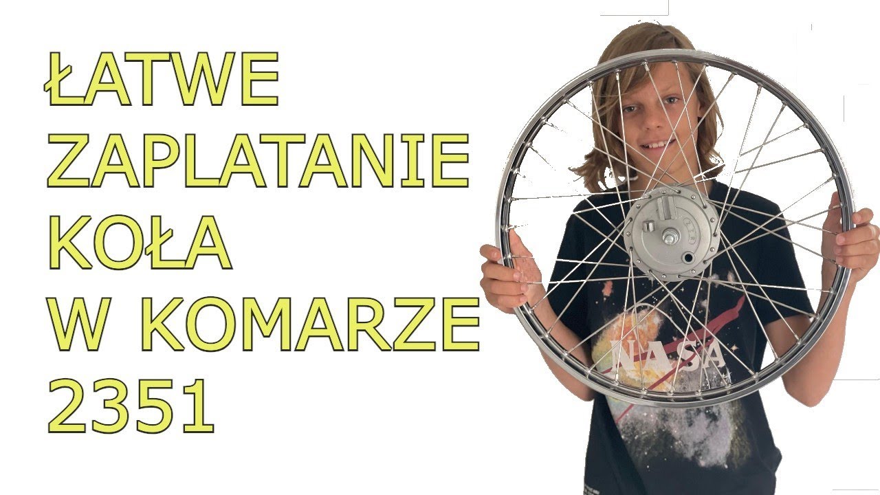 Zaplatanie koła Komar 2351 - najprostszy sposób !!!