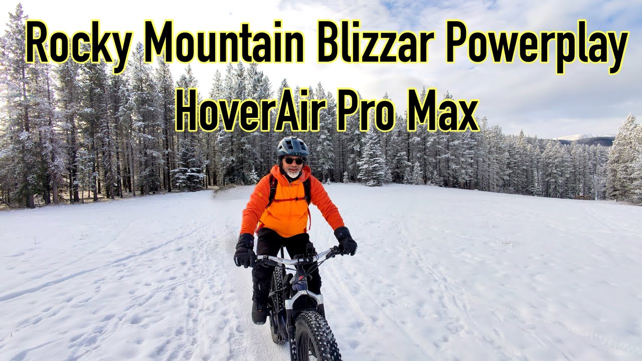 Snowy Owl | Filmed with HoverAir Pro Max | Rocky Mountain Blizzard Powerplay | 2024