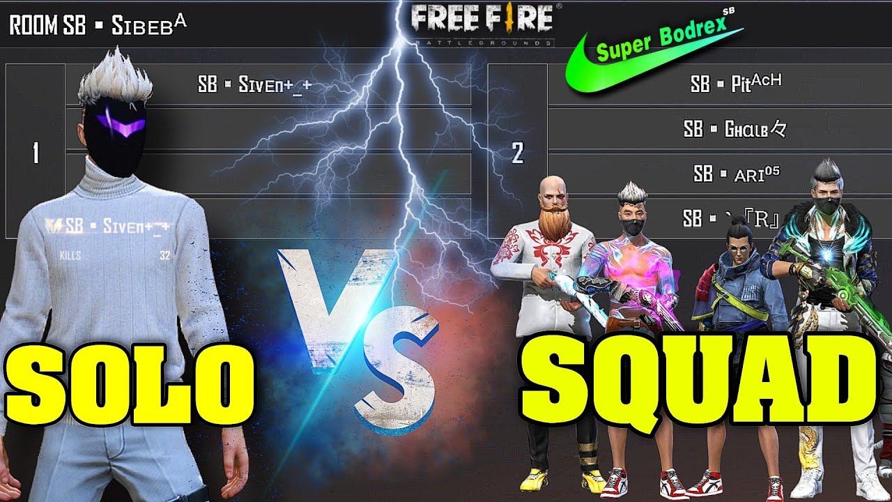 SOLO VS SQUAD 🇲🇨 PANIK GAK TU.!!