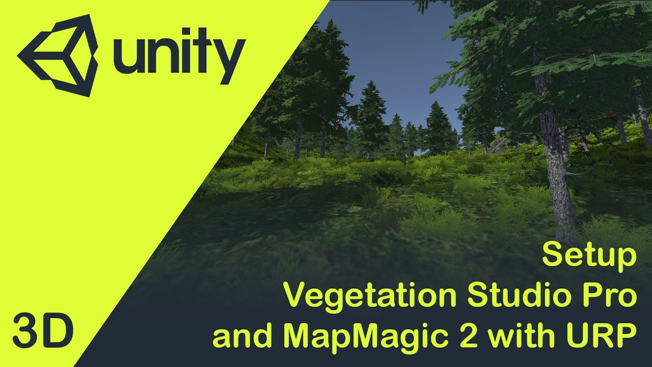[Unity3D] Setup Vegetation Studio Pro and MapMagic 2 with URP