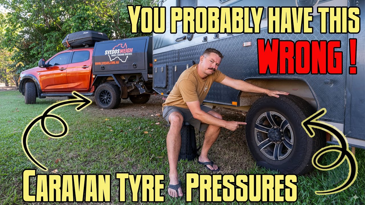 Tyre pressures for caravanning explained