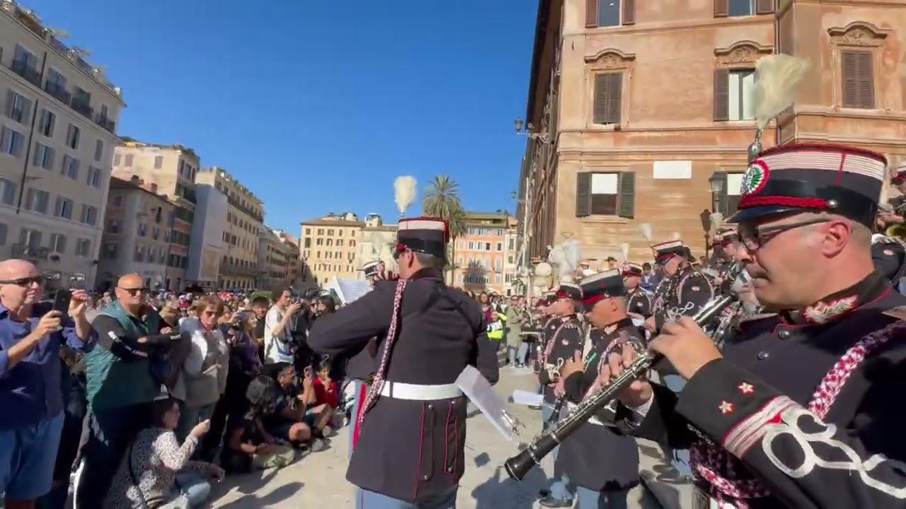 Roma 2024, omaggio a Morricone con la Banda dell’Esercito Italiano a Piazza di Spagna