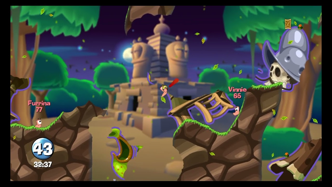 Игровой процесс Worms (PS3) #2