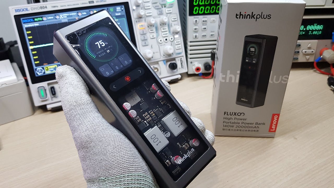 Trên tay & test nhanh sạc dự phòng Thinkplus Fluxo 140W 20K mAh