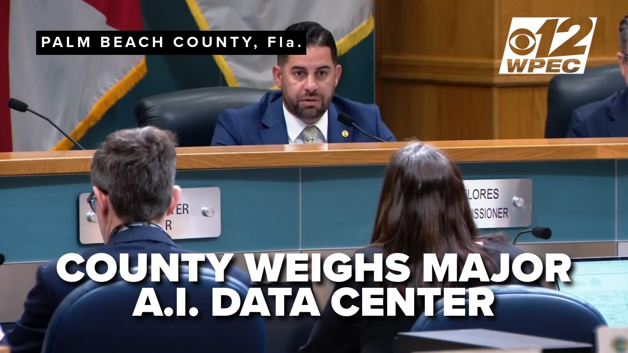 Palm Beach County expected to vote on controversial data center after public comments