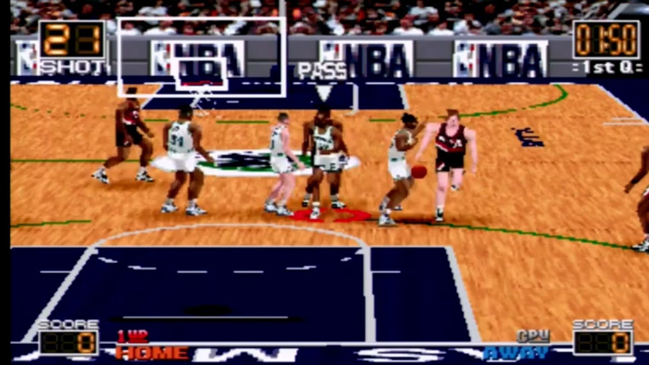 NBA In The Zone -- Gameplay (PS1)