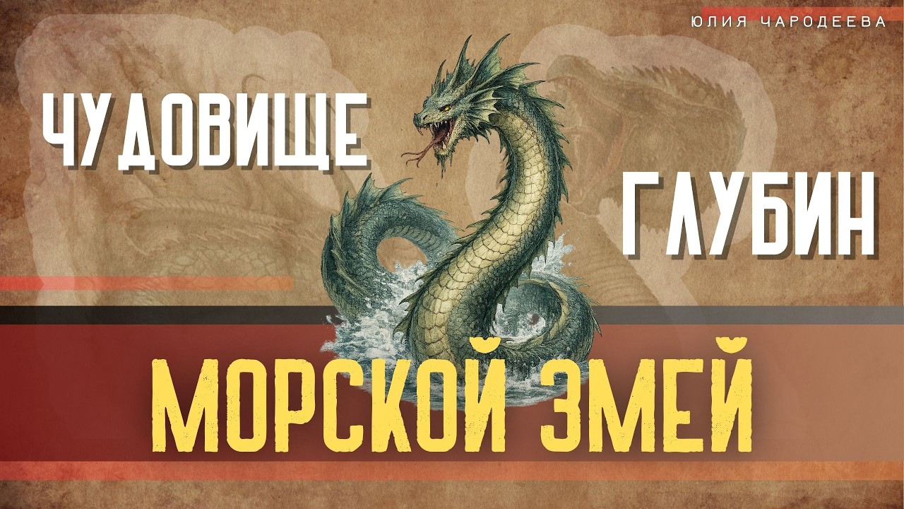 Морской змей - Фантастические звери и где они обитают - Юлия Чародеева