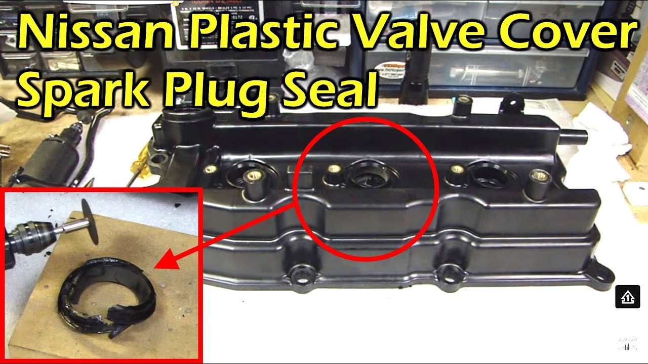 Nissan Plastic Valve Cover Spark Plug Tube Seal - Not Serviceable