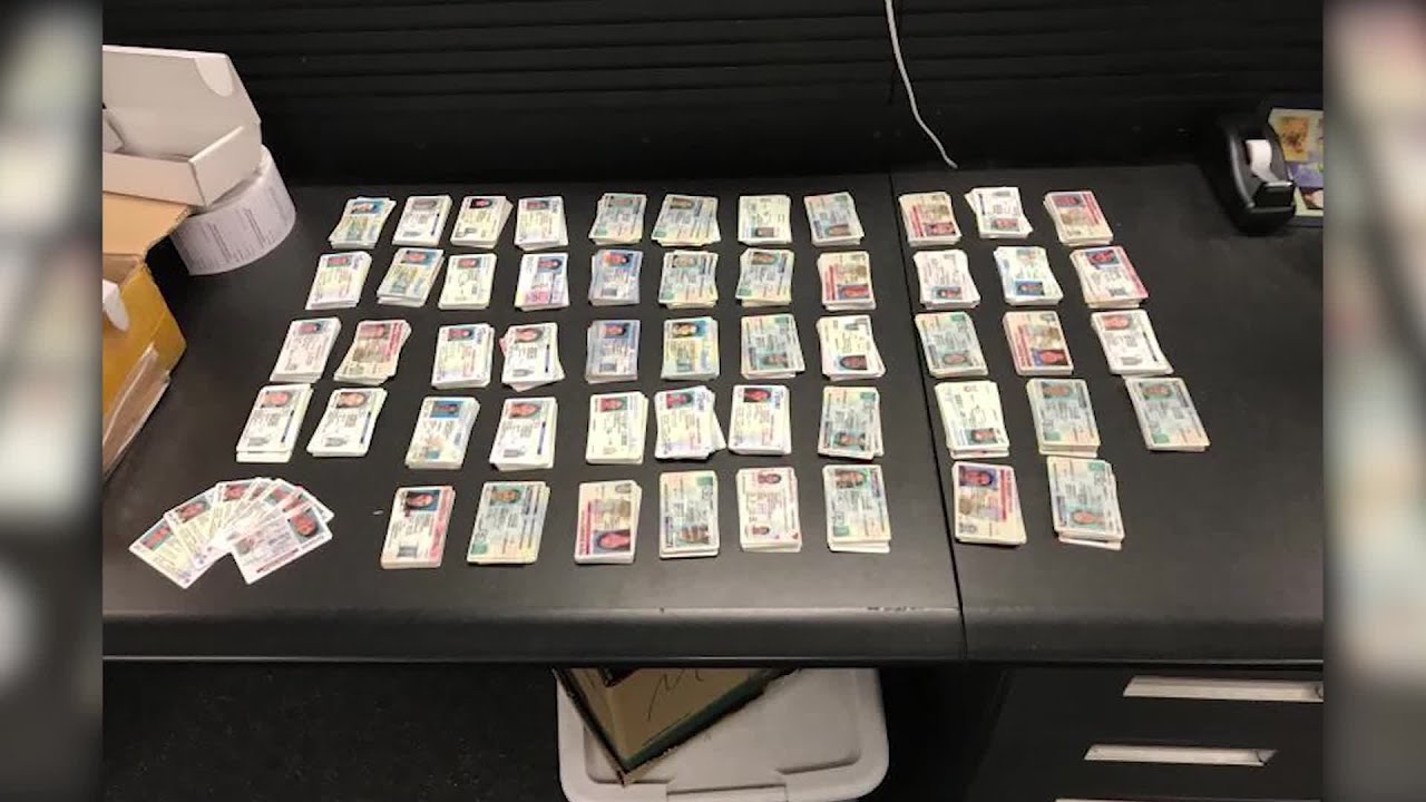 Authorities seize over 5,000 fake ID's