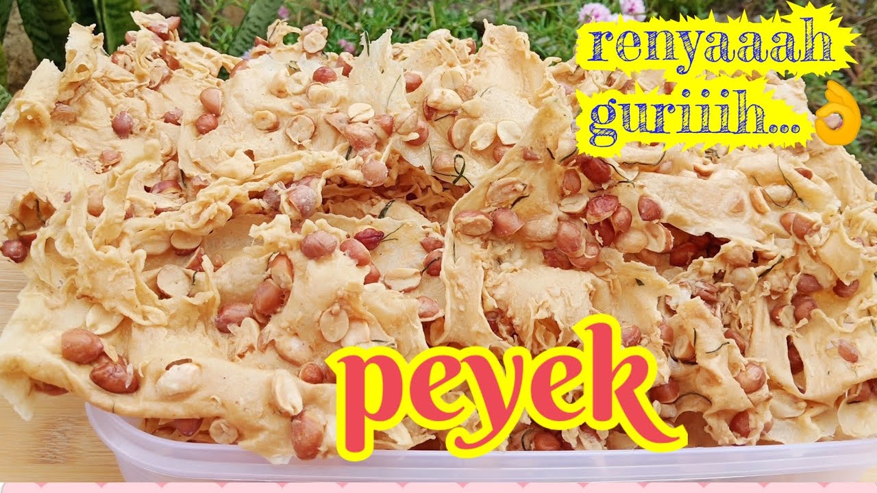 Resep peyek kacang renyah gurih