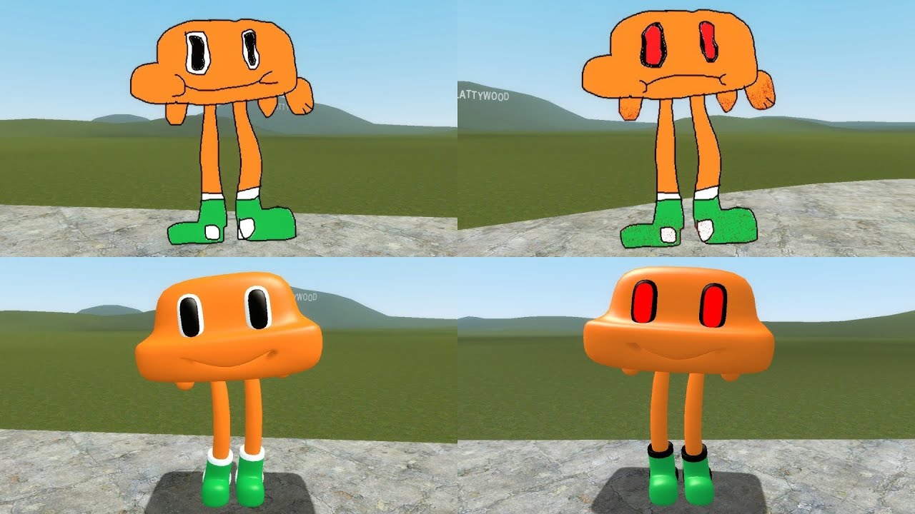 3D AND 2D MONSTER DOIWON 3D SANIC CLONES MEMES in Garry's Mod