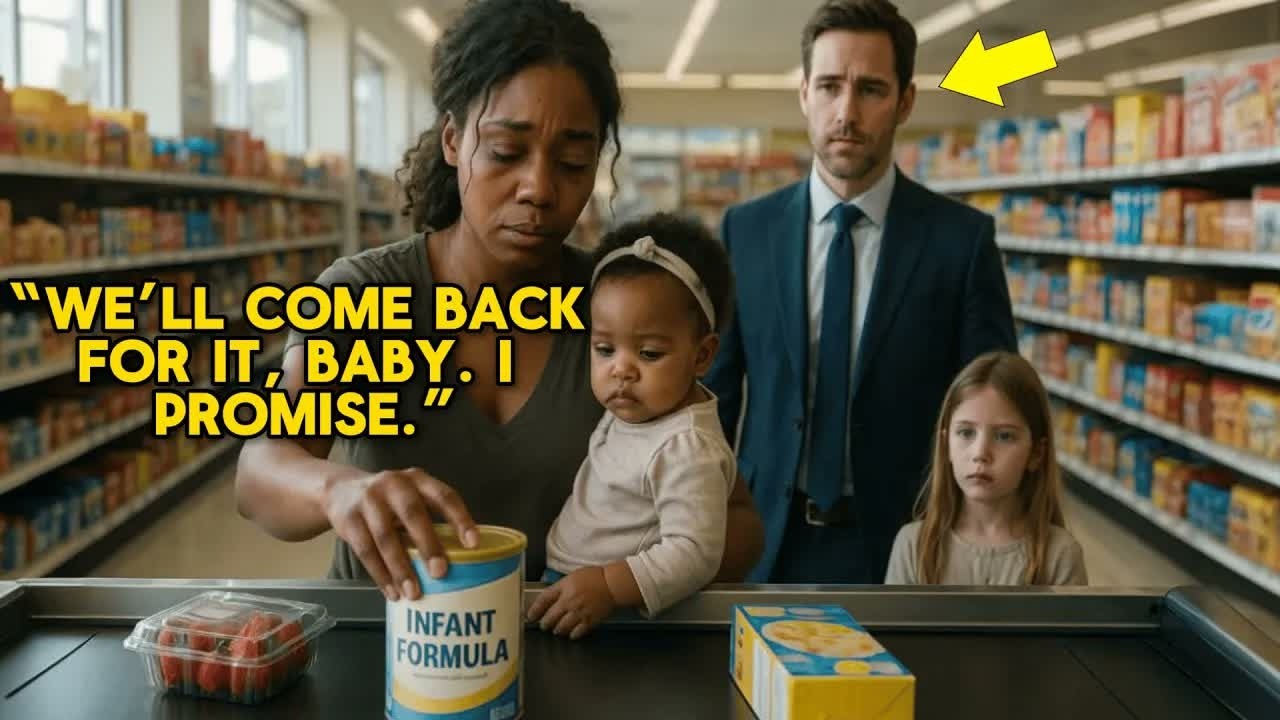 Millionaire Saw Poor Black Single Mom Returning Daughter’s Milk — What He Did Next Shocked Everyon