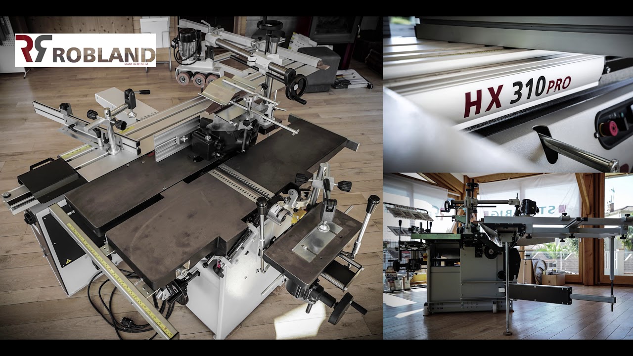 Combinée Robland HX 310 Pro - Présentation CMO - 2017 Habitarn - combined woodworking machinery