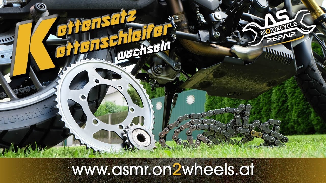 ➤ KETTENSATZ ANTRIEBSKETTE WECHSELN MOTORRAD