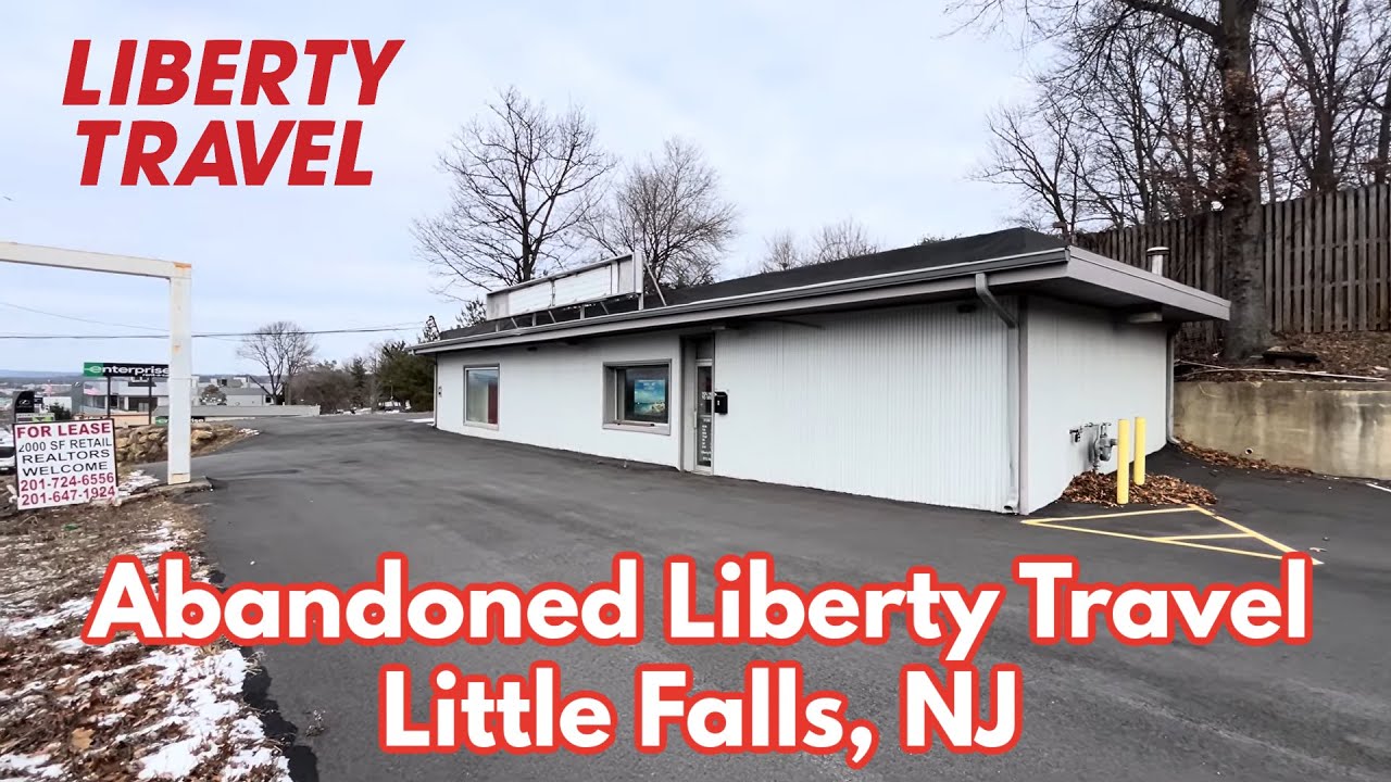 Заброшенный офис компании Liberty Travel в Литл-Фоллс, штат Нью-Джерси.