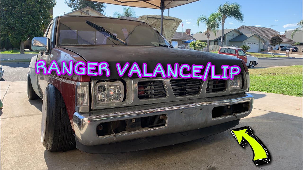NISSAN D21 VALANCE/LIP INSTALL !!!
