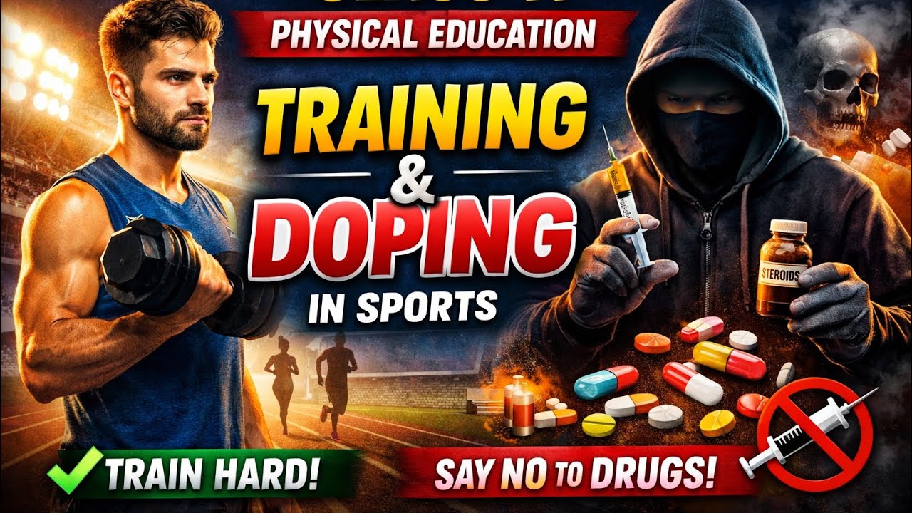 Training and Doping in Sports | Class 11 Physical Education Chapter 10 | Easy Explanation
