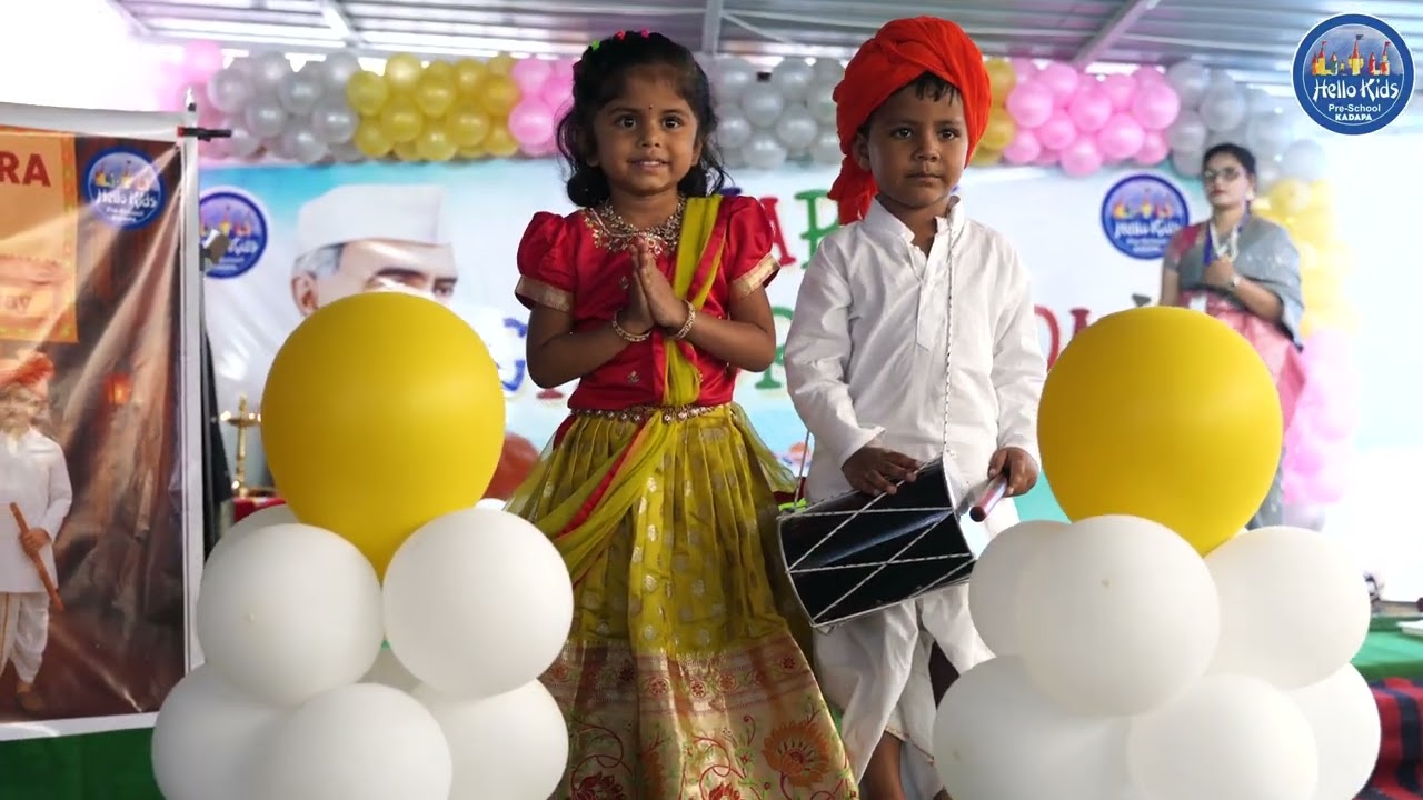 Maharastra Ramp walk || L.K.G || Hello Kids pre school Kadapa Branch - 1 ||