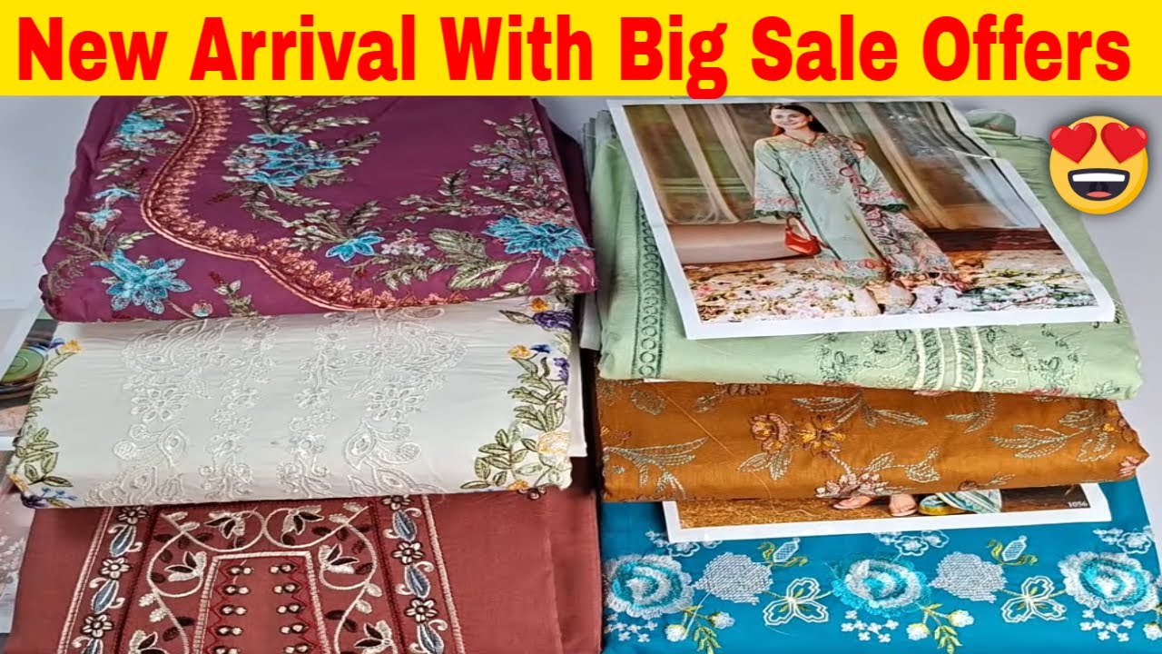 Chikankari Luxury Suit Big Wholesaler | Branded Ladies Suit | Chikakari Lawn Suit | Maria B.