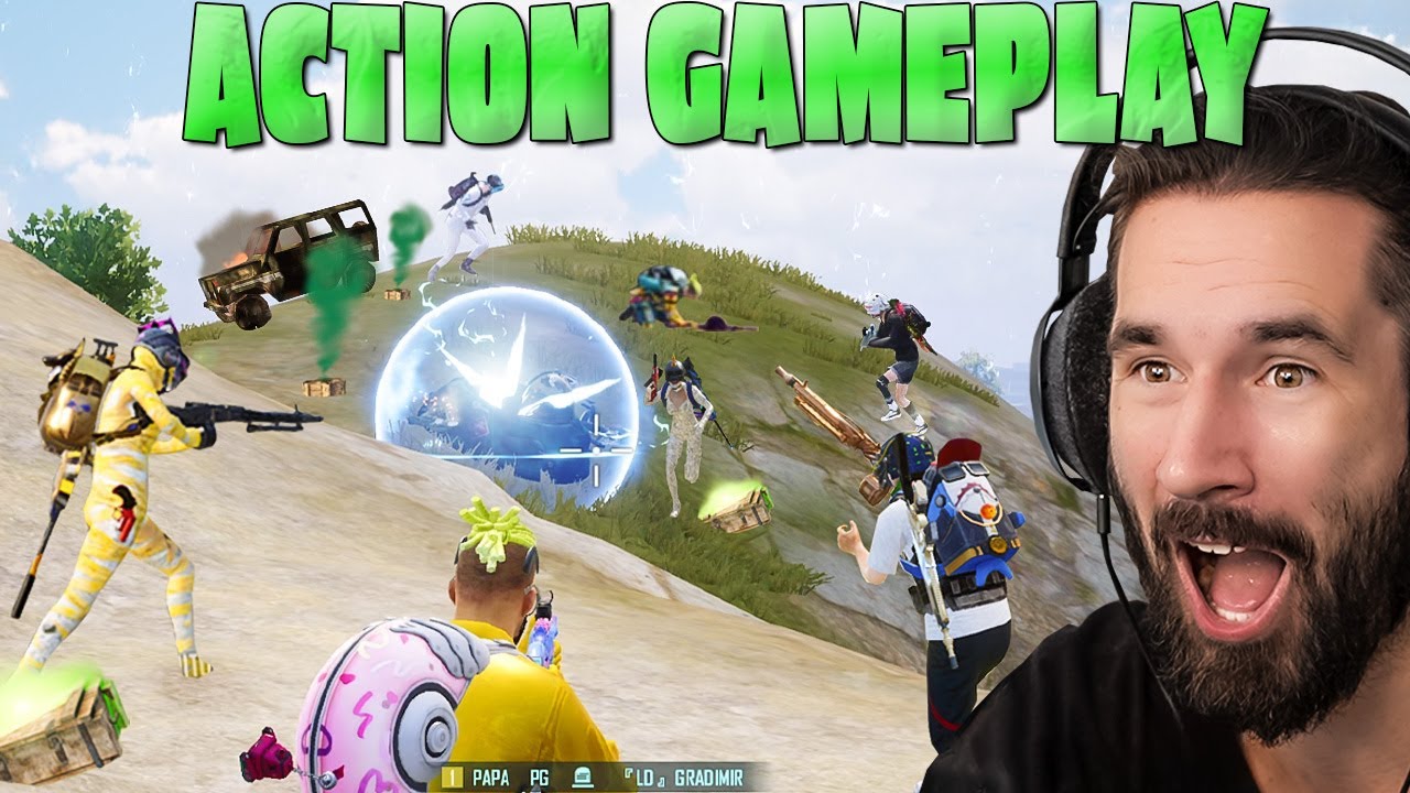 STRONGEST Squad Gameplay With Dragonball Super Powers 😮 PUBG MOBILE