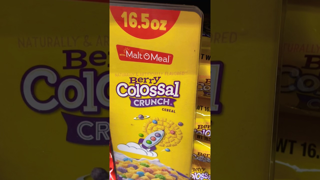 Captain Crunch Or Colossal Crunch?? 🤣 #shorts #cereal #nyc