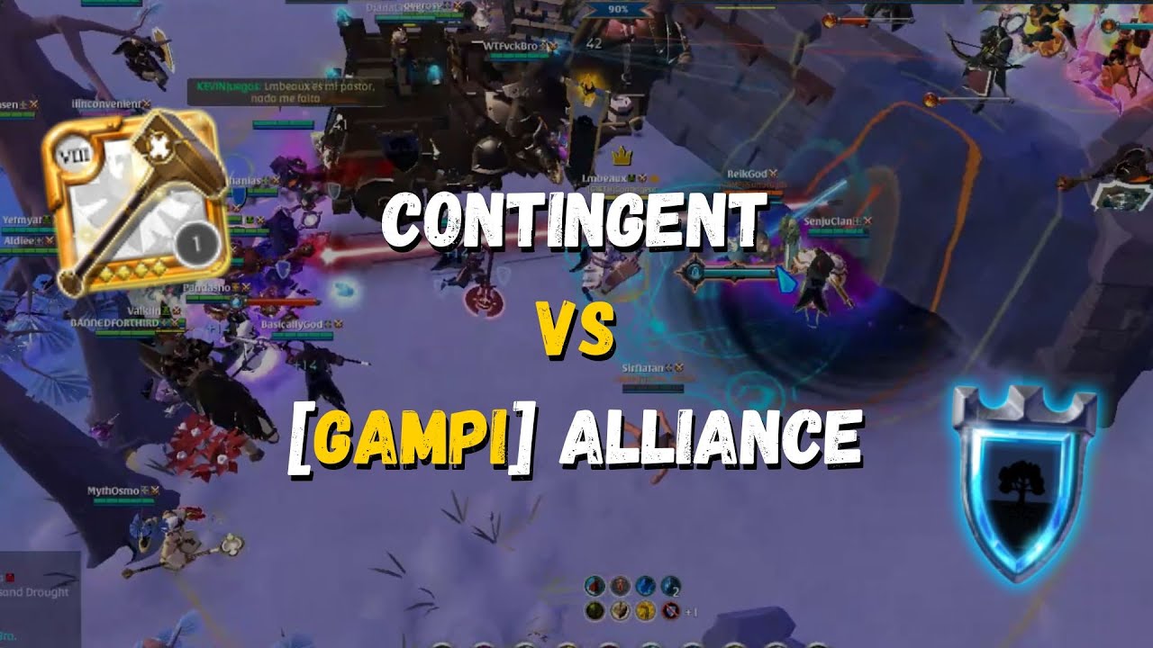 Contingent vs [GAMPI] | Caller PoV | Albion Online ZvZ