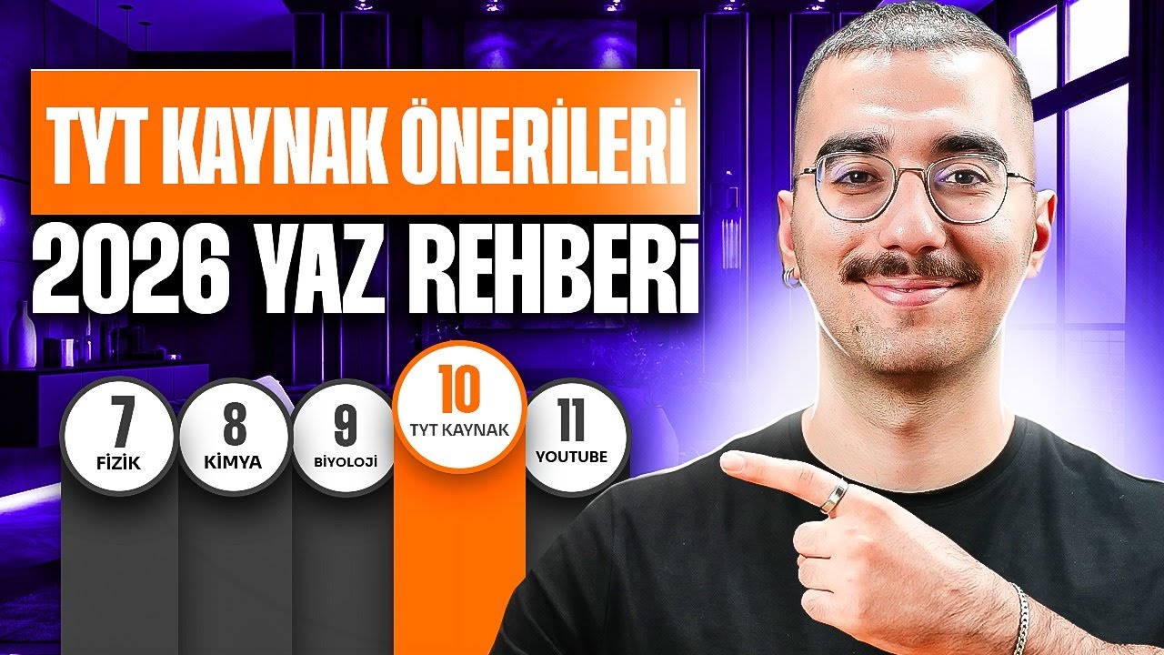 Seviye Seviye TYT Kaynak &Ouml;nerileri | 2026 Yaz Rehberi #10