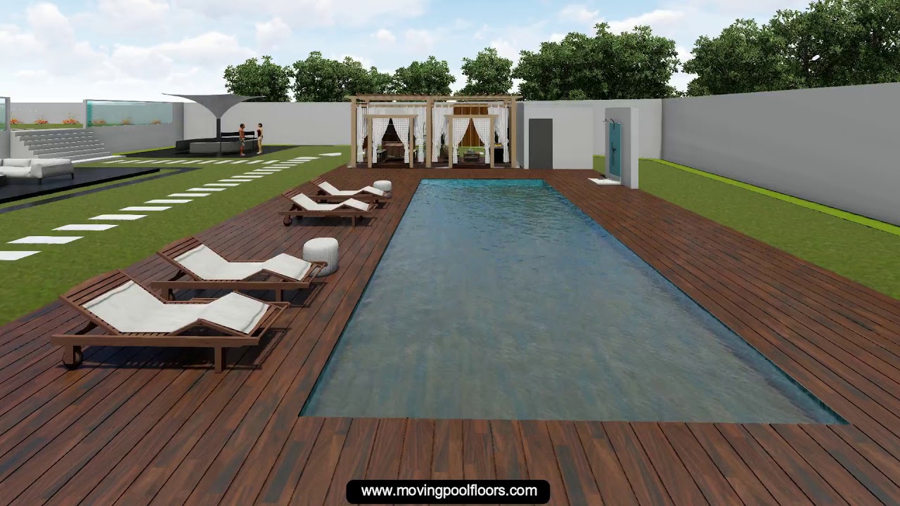 02 Suspended System Moving Pool Floor