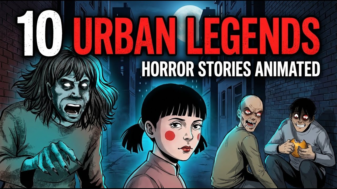 10 Urban Legends Horror Stories Animated