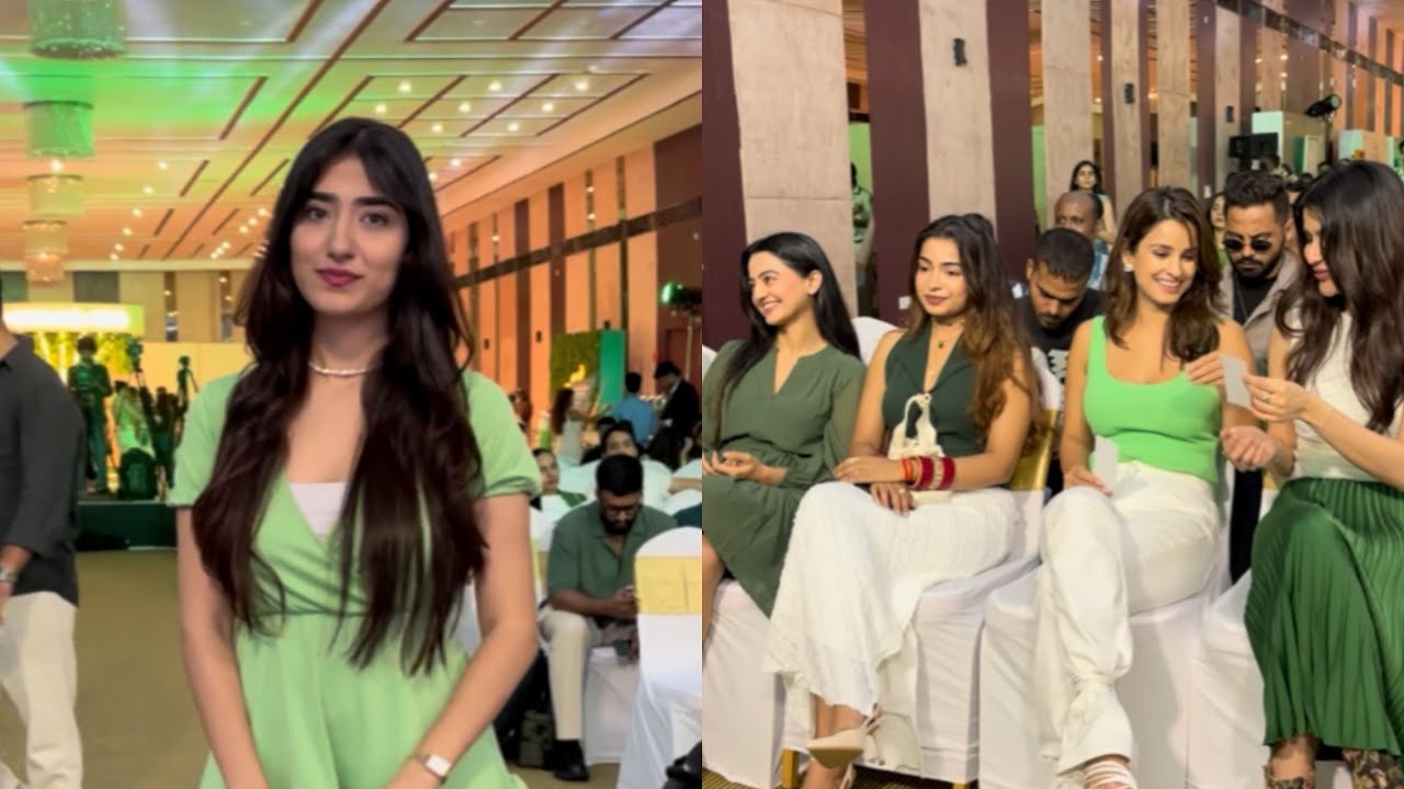 Nazila Sitaishi Helly Shah Chetna Pande  Ruchika Rathore khanzaadi All Together At Event in Mumbai 