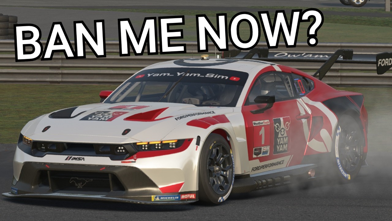 VIR Drama: Was This My Fault? #iracing #simracing #vir #mustang #gt3
