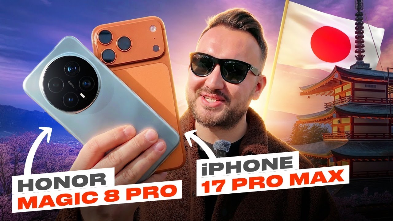DEV kıyaslama: Honor Magic 8 Pro vs iPhone 17 Pro Max! 🇯🇵