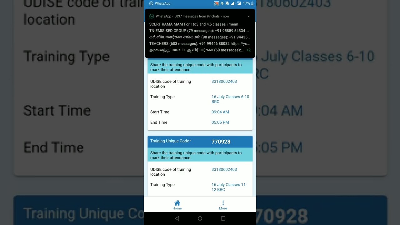 EE - CRC - Training Attendance Module